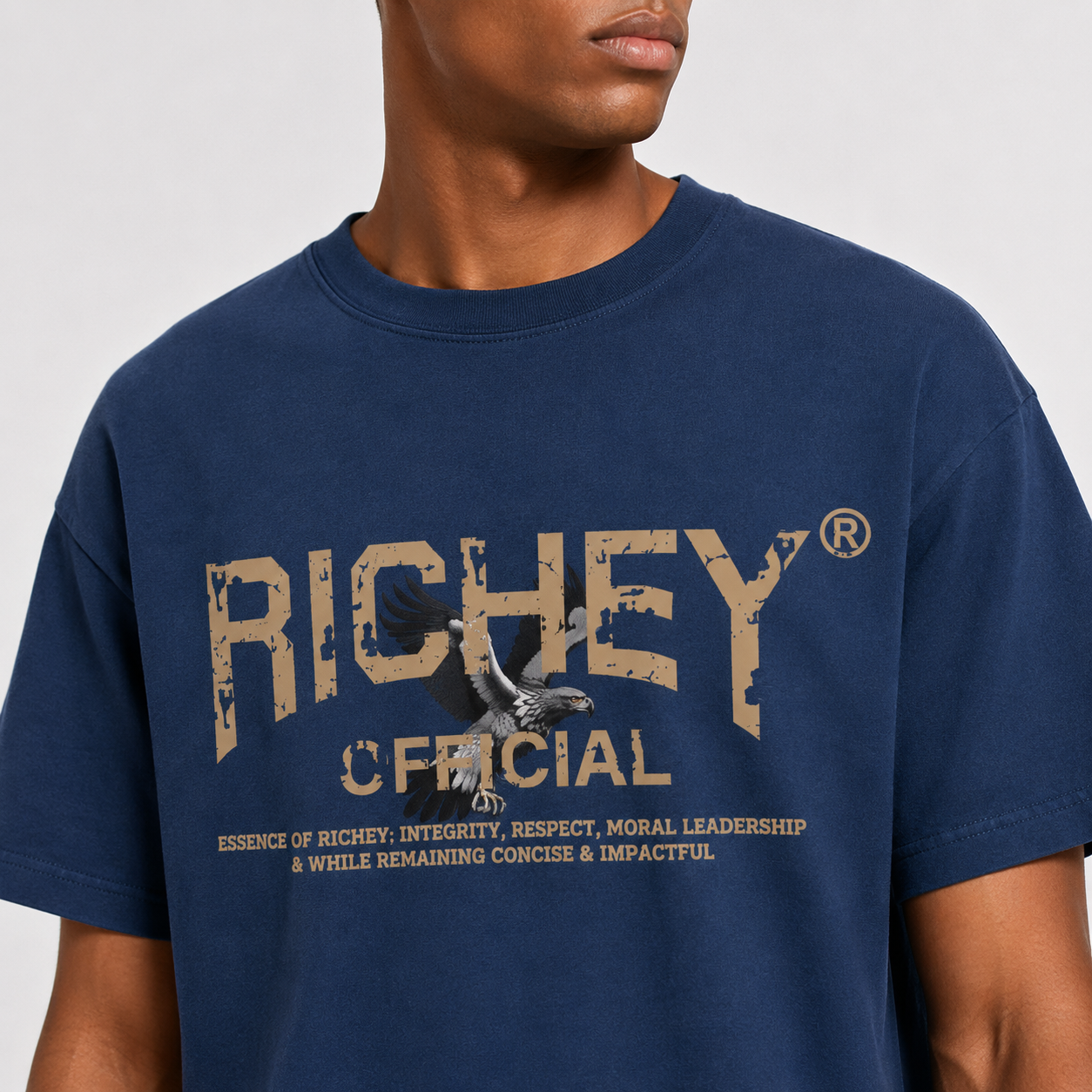 Richey Official Vintage T-shirt - Navy Blue