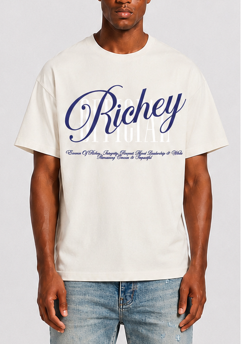 Richey Official V1 T-shirt - Cream
