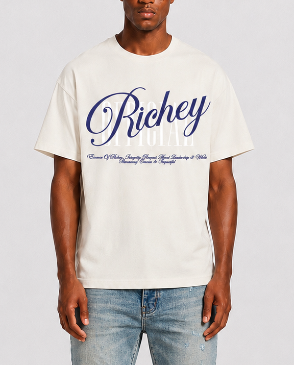 Richey Official V1 T-shirt - Cream