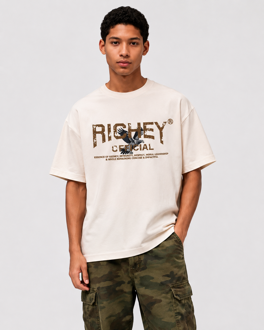 Richey Official Original Vintage T-shirt - Natural