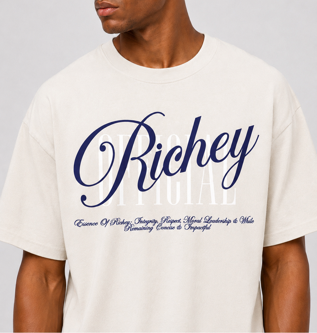 Richey Official V1 T-shirt - Cream