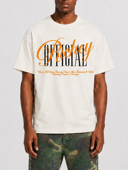 Richey Official V1 T-shirt - Cream