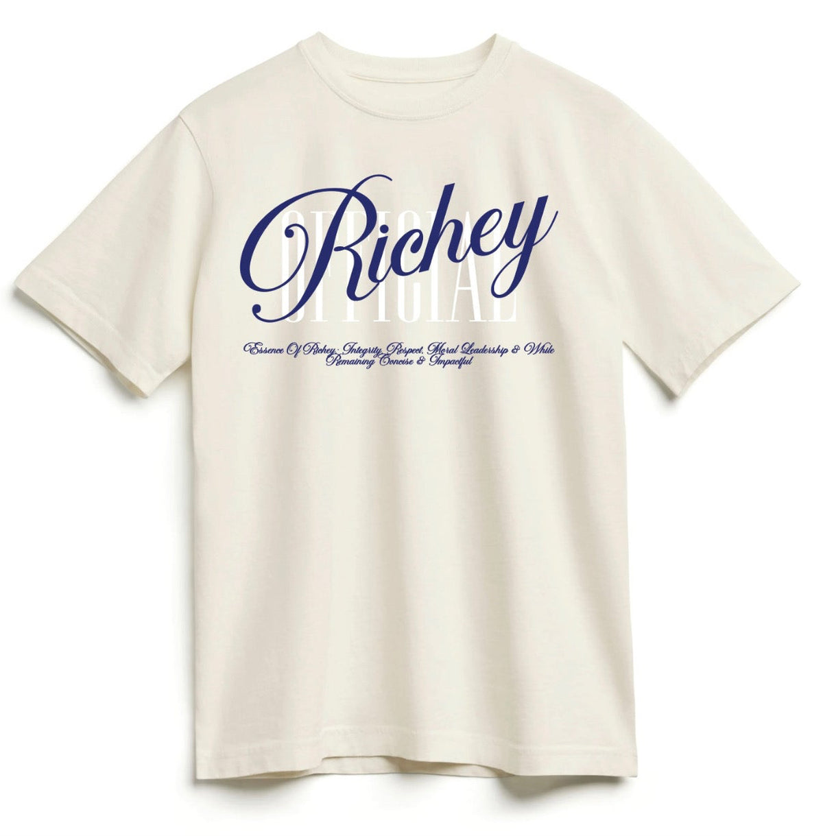 Richey Official V1 T-shirt - Cream