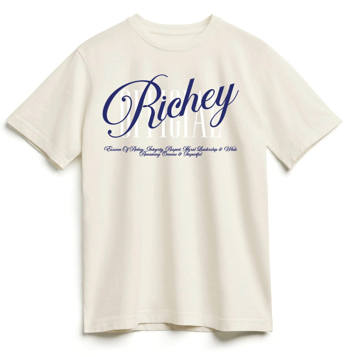 Richey Official V1 T-shirt - Cream