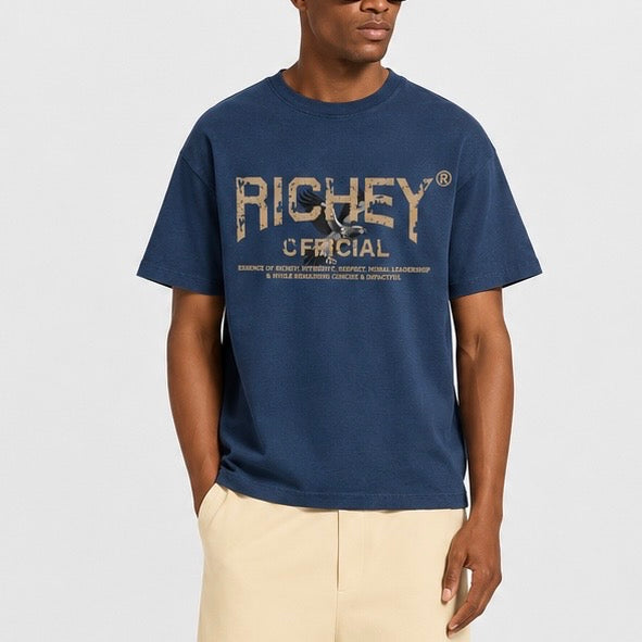 Richey Official Vintage T-shirt - Navy Blue