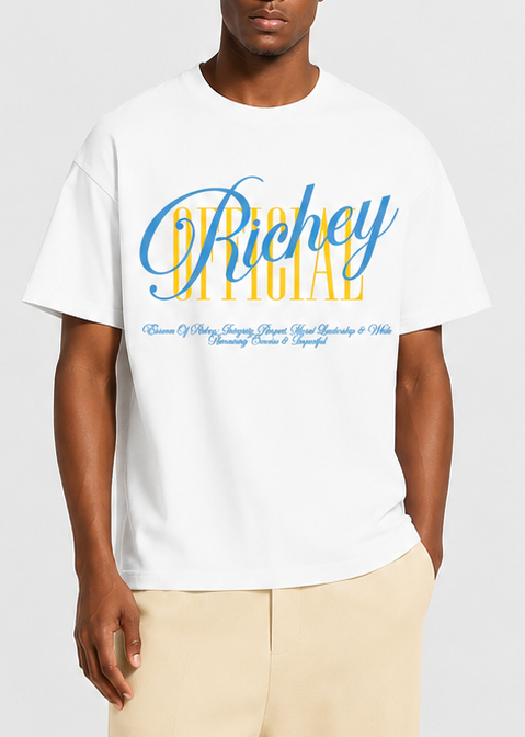Richey Official V1 T-shirt - Cream