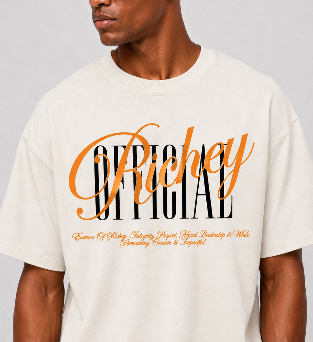 Richey Official V1 T-shirt - Cream