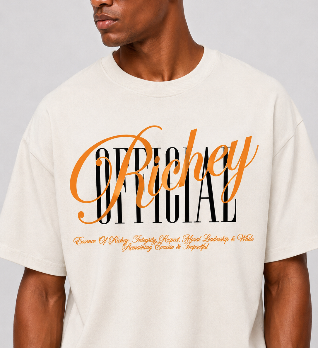 Richey Official V1 T-shirt - Cream