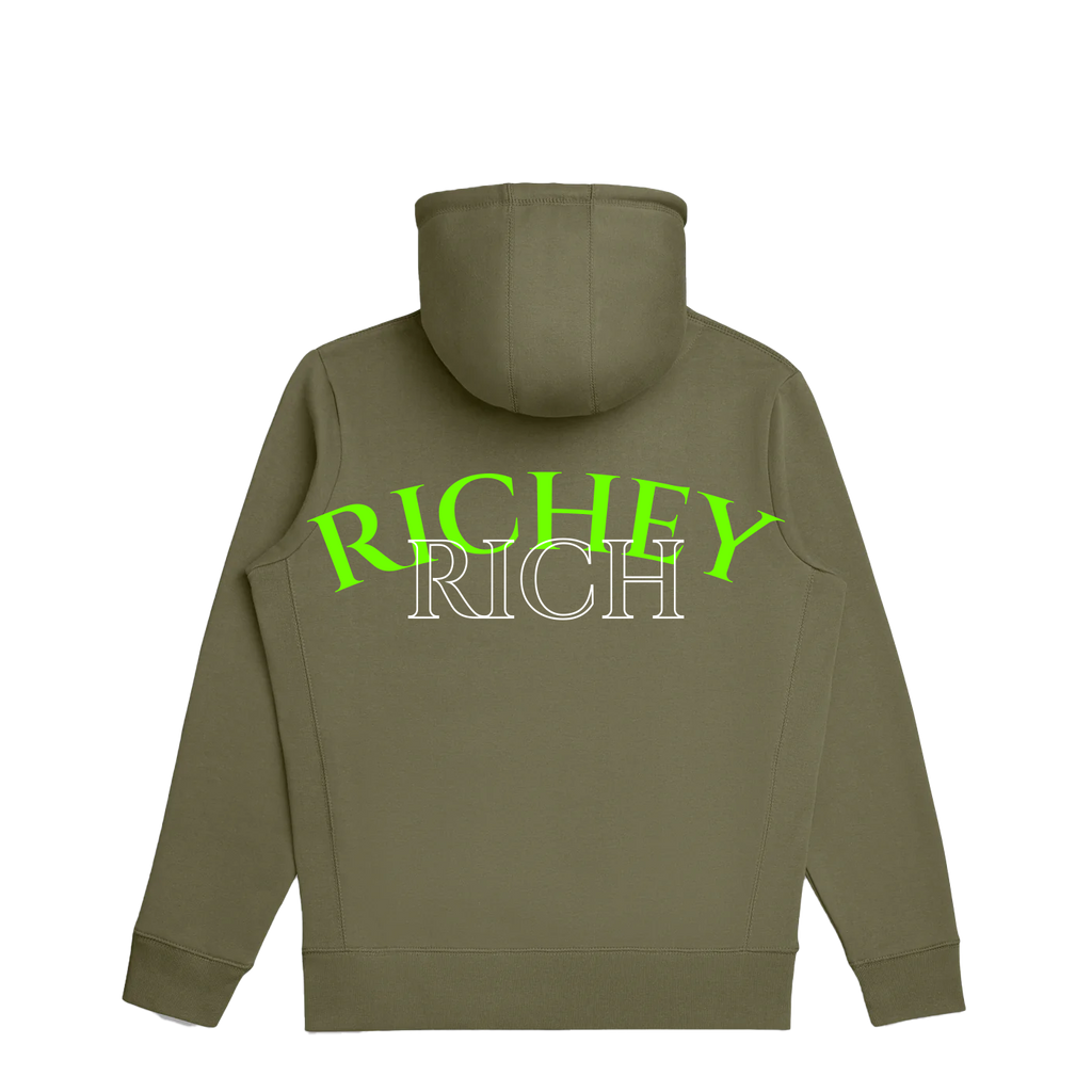 Richey Rich SR Hooded Sweatshirt - Olive