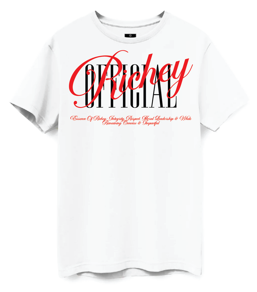 Richey Official V1 T-shirt - White