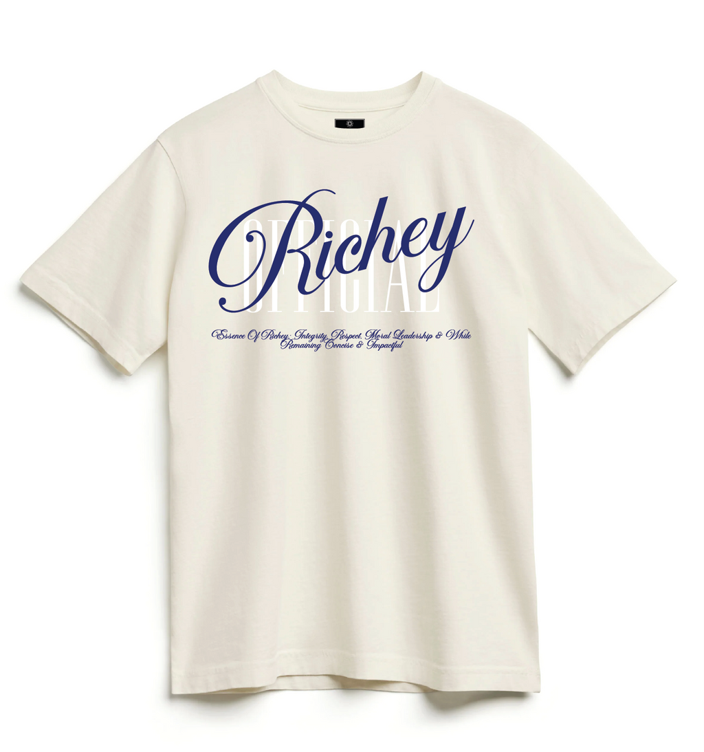 Richey Official V1 T-shirt - Cream